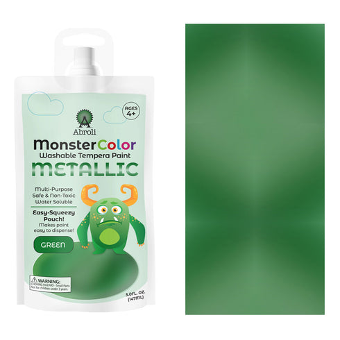 5 Oz Met Green Wash Tempera